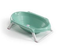 OKBABY Onda Slim - Bañera plegable para el baño de bebé - para bebés de 0 a 12 meses - Azul claro