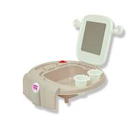 OKBABY Space - Mini lavabo para ayudar al niño a experimentar la higiene personal con diversión - Gris