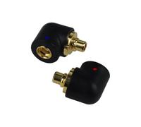 okcsc Adaptador ER4SR a MMCX hembra para cable MMCX | Conectado a auriculares Etymotic ER4SR ER4XR ER3SE ER3XR ER2SE ER2XR (1 par negro)
