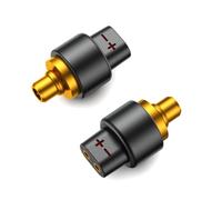 okcsc Adaptador hembra IE300 a QDC para cable de 0,78 mm conectado a Sennheiser IE300 / IE600 / IE900 / IE200 (1 par, negro)