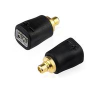 okcsc Adaptador IE300 a 0,78 mm hembra de 2 pines funciona para cable de 0,78 mm conectado a Sennheiser IE300 / IE600 / IE900 / IE200 (1 par negro)