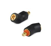 okcsc Adaptador IPX T2 a MMCX hembra para cable MMCX | Conectado a Westone PRO X UE Live UE 6 PRO UE 150 UE 250 UE 350 MACH10-80 Conductor (1 par negro)