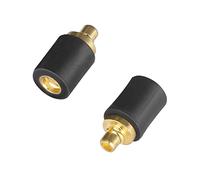 okcsc Adaptador recto hembra IE300 a MMCX para cable MMCX conectado a SENNHEISER IE200 IE300 IE600 IE900 adaptador de auriculares (1 par, negro)