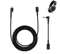 okcsc Cable de audio de repuesto para SteelSeries Arctis 3 5 7 Pro | Incluye adaptador de 3,5 mm, para Arctis Pro inalámbrico, nailon trenzado, para auriculares SteelSeries Arctis 3 5 7 Pro