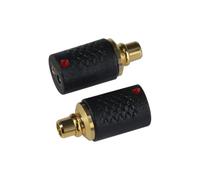 okcsc Mini adaptador IE300 a 0,78 mm hembra de 2 pines funciona para cable de 0,78 mm conectado a Sennheiser IE300 / IE600 / IE900 / IE200 (1 par negro)