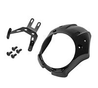 OKDJX Accesorios para lámparas Cubierta La Máscara Del Carenado Faro Delantero Motocicleta Visera Medidor Parabrisas Para Honda Rebel CMX500 CMX300 2017 2018 2019 2020 2021 CMX 500 300(Matte Black)