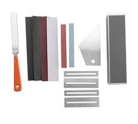 Okeeyseda 13 Piezas de Herramientas de Guitarra Luthier, de Traste de Guitarra, de NivelacióN de Guitarra, Protector de DiapasóN, Accesorios de Guitarra Basculante de Trastes