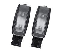 Okeeyseda 2 Piezas de Luz de Mapa de CúPula Interior Negra para CC Golf 1KD 947 109A 1K0947109