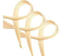 Okeeyseda 3 Piezas Kit de Reemplazo de Pelo de de ViolíN Herramientas de ReparacióN de de ViolíN de 29,2 Pulgadas Pelo de Musical para ViolíN, Pelo de Caballo, Color