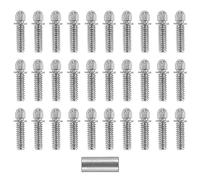 Okeeyseda 30 Piezas 1,9 2,2 Llanta de Rueda Imperial M3 Tornillo DecoracióN para 1/10 RC Crawler SCX10 90046 AXI03007 Wraith TRX4, A