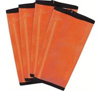 Okeeyseda 4 Piezas Botas para Caballos Juego de 4 Polainas para Caballos Envolturas para Piernas Entrenamiento Deportivo Suministros Profesionales Naranja
