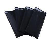 Okeeyseda 4 Piezas Botas para Caballos Juego de 4 Polainas para Caballos Envolturas para Piernas Entrenamiento Deportivo Suministros Profesionales Negro