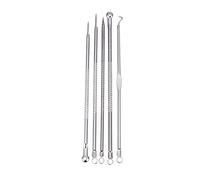Okeeyseda 5 Piezas Juego de Agujas Herramienta Removedor Extractor de Acné Comedón Defecto Grano Espinilla