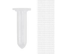 Okeeyseda 500 Uds. Tubo de MicrocentríFuga de 2Ml, Tubo de Ensayo, Vial de PláStico Transparente, Contenedor de Viales, Tapa una PresióN para Almacenamiento de Muestras de Laboratorio