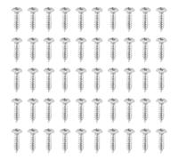 Okeeyseda 50X Guitarra Bajo TORNILLOS Piezas para Scratchplates Pickguard, Plateado