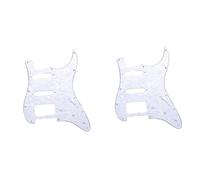Okeeyseda Accesorios para Guitarra Golpeador de Guitarra Eléctrica Cubierta Frontal Golpeador de Guitarra Eléctrica Perla
