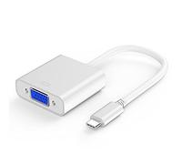 Okeeyseda Adaptador USB C una Vga, Adaptador Tipo C una Vga Compatible para Pro 2016/2017/2018, Air/Pro 2018, Book 2, Chromebook Pixel/XP