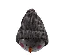 Okeeyseda Adornos De Bolas De Muñeco De Nieve De Grano Colgante De Muñeca Creativa Suministros De Decoración De Vacaciones Festival Árbol De Navidad para Casa (Gris)