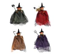 Okeeyseda Adornos de Muñecas de Esqueleto de Halloween, Casa Encantada de Fantasmas, Colgantes para Colgar, Regalo para Niños, Accesorios de Decoración de Halloween, Multicolor