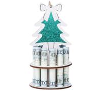 Okeeyseda Adornos Navideños con Tarro para Dinero, Decoración para Árbol de Navidad, Tarro para Dinero, Decoración Divertida para el Escritorio del Hogar con Feliz Navidad