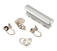 Okeeyseda Barra De Tono Deslizante De Guitarra De Acero Inoxidable Para Dobro, Guitarra Lap Steel, Guitarra Hawaiana, Accesorios De Guitarra EléCtrica, Plateado