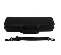 Okeeyseda Bolsa De Flauta Acolchada De Nylon De Caja De Transporte Para La Flauta con Correa De Hombro 39 X 7 X 11 Cm Negro