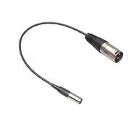 Okeeyseda Cable de Audio con Conector Mini XLR Macho de 3 una Macho de 3 XLR Macho una Mini XLR Macho Conector de Cable de Audio Cable de MicróFono