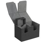 Okeeyseda Caja Almacenamiento de Barajas Cartas Almacenamiento Tarjetas Juego Coleccionable Caja Cartas Coleccionables Organizador Transporte de Tarjetas para MáS de 160 Cartas Negro