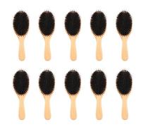 Okeeyseda Cepillo para el Cabello con Cerdas de y Púas de Nailon, Cepillo de Bambú, Uso Diario para Acondicionar y Mejorar la Textura del Cabello