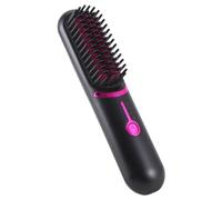 Okeeyseda Cepillos de Pelo Eléctricos, Cepillo Alisador de Pelo Inalámbrico para Alisador de Pelo Recargable Portátil, Peine Calefactor Inalámbrico