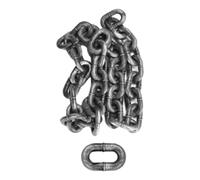 Okeeyseda Cuerda de Tracción para Perros, Simulación de Cadena Gruesa, Cadena Grande de Hierro, Broma Divertida, Suministros para Caminar para Perros, Cuerda de Plata
