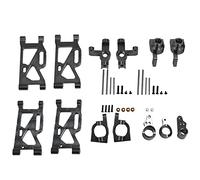 Okeeyseda DireccióN de Metal Brazo Oscilante Base C Conjunto de Asiento de Buje Trasero Piezas de ActualizacióN para 144001 1/14 RC Coche.Gris