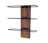 Okeeyseda Elegante Soporte para Vino Montado en la Pared, Práctico Soporte para Vino, Estantes de Exhibición de Vino Versátiles para Coleccionistas de Vino B