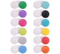 Okeeyseda Estuche Colorido para Lentes de Contacto de 12 Piezas, Kit de InmersióN de Lentes de Contacto, Adecuado para Mini Estuche para Lentes de Contacto para Exteriores Tapa con Rosca