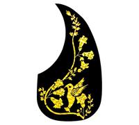 Okeeyseda Golpeador de Guitarra Tipo Gota de Agua, Tablero Antirrayas, Golpeador de Guitarra Clásica de PVC, Tablero Antirrayas B