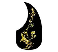 Okeeyseda Golpeador de Guitarra Tipo Gota de Agua, Tablero Antirrayas, Golpeador de Guitarra Clásica de PVC, Tablero Antirrayas e