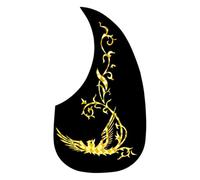 Okeeyseda Golpeador de Guitarra Tipo Gota de Agua, Tablero Antirrayas, Golpeador de Guitarra Clásica de PVC, Tablero Antirrayas A