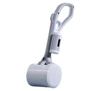 Okeeyseda Inodoro Portátil para Limpieza de Excrementos de Perro, Pinza para Excrementos de Perro, Pala para Excrementos de Perro y para el Hogar, Color Gris