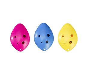 Okeeyseda Instrumento Musical Ocarina Flauta de Boca Larga de 6 Agujeros con Cancionero Cuerda para el Cuello Ocarina de Cerámica Instrumento de Viento Pequeño
