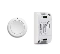 Okeeyseda Interruptor de Luz InaláMbrico para el Hogar Inteligente 433 MHz Control Remoto AC 110V 220V BotóN Pulsador del Receptor Interruptor de LáMpara del Techo del Dormitorio