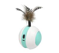 Okeeyseda Juguete Eléctrico para Gatos, Juguete Interactivo, Pelota para Gatos, Pelota Automática para Gatos, Recargable por USB, con 2 Modos de Juguete para Gatos