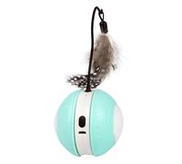 Okeeyseda Juguete Eléctrico para Gatos, Juguete Interactivo, Pelota para Gatos, Pelota para Gatos con Movimiento Automático, Recargable por USB, con 2 Modos de Juguete para Gatos