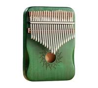 Okeeyseda Kalimba de Arce 17 Teclas Mbila con Orificio para Sonido, Totalmente de Madera, Adecuado para Principiantes