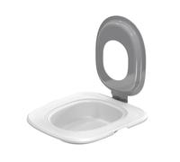 Okeeyseda Kit Entrenamiento para Inodoro para Gatos, Entrenador Inodoro para Gatos Reutilizable Universal, Herramienta para Asiento para Inodoro para Gatos para Limpieza Mascotas Gris