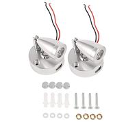 Okeeyseda LáMparas LED de Lectura Puntual RV, Interruptor de Contacto de Interior de 12 V con Interfaz USB para Caravana, Autocaravana CáLida