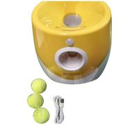 Okeeyseda Máquina Interactiva Divertida Catapulta Interactiva Divertida Lanzador de Pelotas de Tenis para Perros Recargable Persigue A Perros Juguetes Automáticos C