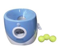 Okeeyseda Máquina Interactiva Divertida Catapulta Interactiva Divertida Lanzador de Pelotas de Tenis para Perros Recargable Persigue A Perros Juguetes Automáticos A