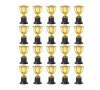 Okeeyseda Mini Copas de PláStico Doradas para 20 Piezas, Trofeos para Fiestas, Juguetes de Aprendizaje Temprano para NiñOs, Premios, Trofeo de Vacaciones para NiñOs, Recompensa
