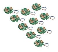 Okeeyseda MóDulo de Sensor TáCtil Placa de Circuito Chip de Circuito de DeteccióN de PCB DIY con Tira de LED y Cables 10 Piezas (RGB)