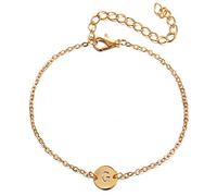 Okeeyseda Nueva Pulsera de Las Mujeres de Moda de Color Letra de Aleación Pulsera Ajustable Personalidad Femenina Joyería, Letra G